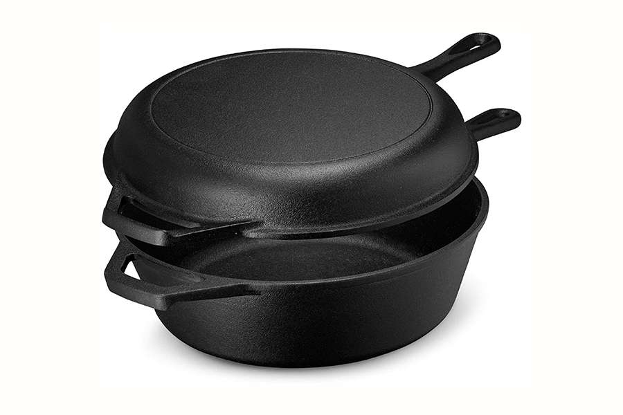 Legend Cast Iron Multi-Cooker Skillet Set | 3Q Dutch Oven