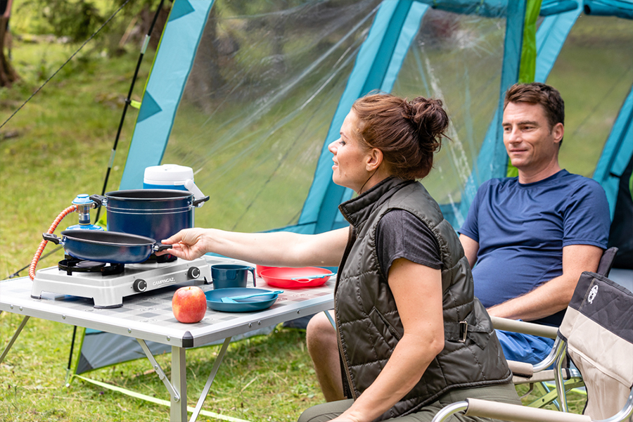Make sure the stove is properly attached to its fuel source