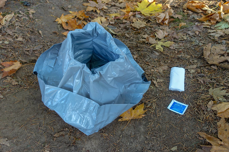 How should you dispose of your poop?
